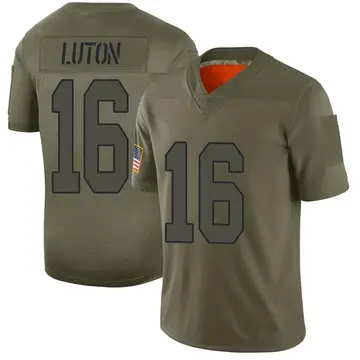 Nike Jake Luton Men's Limited New Orleans Saints Camo 2019 Salute to Service Jersey