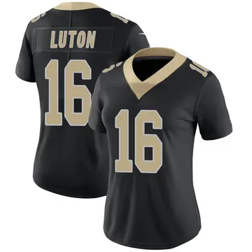 Nike Jake Luton Women's Limited New Orleans Saints Black Team Color Vapor Untouchable Jersey