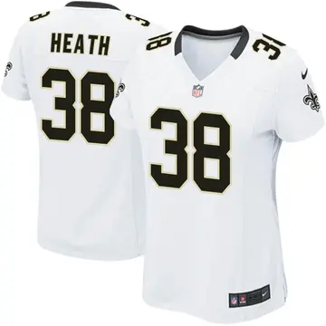 Nike Jeff Heath Women's Game New Orleans Saints White Jersey