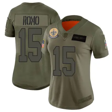Nike John Parker Romo Women's Limited New Orleans Saints Camo 2019 Salute to Service Jersey