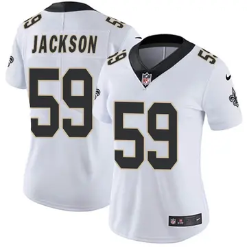 Nike Jordan Jackson Women's Limited New Orleans Saints White Vapor Untouchable Jersey