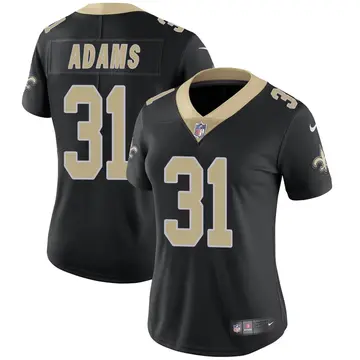 Nike Josh Adams Women's Limited New Orleans Saints Black Team Color Vapor Untouchable Jersey