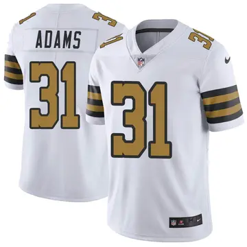 Nike Josh Adams Youth Limited New Orleans Saints White Color Rush Jersey