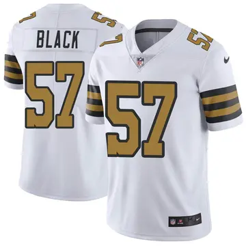 Nike Josh Black Youth Limited New Orleans Saints White Color Rush Jersey