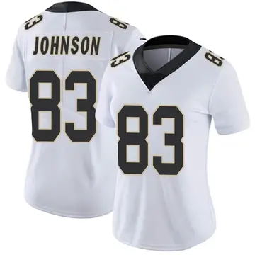 Nike Juwan Johnson Women's Limited New Orleans Saints White Vapor Untouchable Jersey