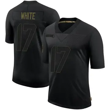 Nike Kevin White Men's Limited New Orleans Saints Black 2020 Salute To Service Jersey