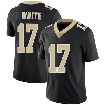 Nike Kevin White Men's Limited New Orleans Saints Black Team Color Vapor Untouchable Jersey