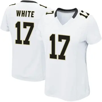 Nike Kevin White Women's Game New Orleans Saints White Jersey