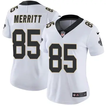 Nike Kirk Merritt Women's Limited New Orleans Saints White Vapor Untouchable Jersey