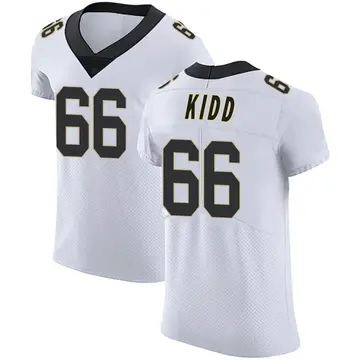 Nike Lewis Kidd Men's Elite New Orleans Saints White Vapor Untouchable Jersey