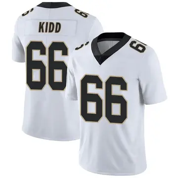 Nike Lewis Kidd Men's Limited New Orleans Saints White Vapor Untouchable Jersey