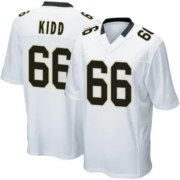 Nike Lewis Kidd Youth Game New Orleans Saints White Jersey