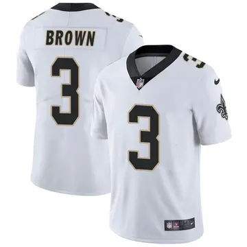 Nike Malcolm Brown Youth Limited New Orleans Saints White Vapor Untouchable Jersey