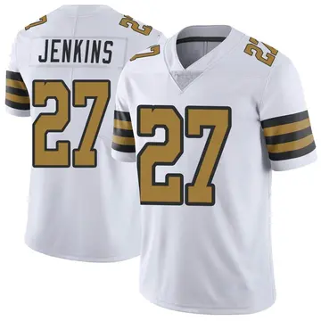Nike Malcolm Jenkins Men's Limited New Orleans Saints White Color Rush Jersey