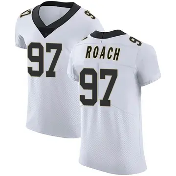 Nike Malcolm Roach Men's Elite New Orleans Saints White Vapor Untouchable Jersey