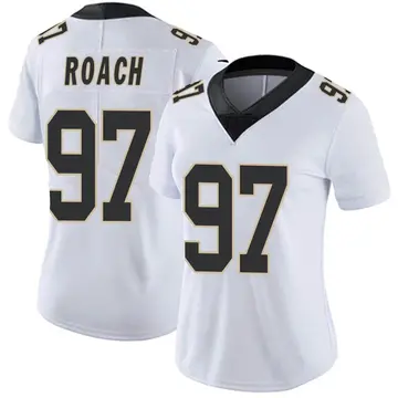 Nike Malcolm Roach Women's Limited New Orleans Saints White Vapor Untouchable Jersey