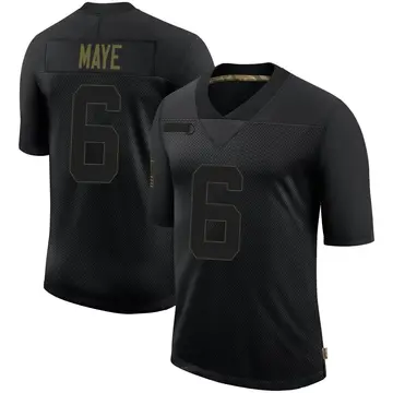 Nike Marcus Maye Men's Limited New Orleans Saints Black 2020 Salute To Service Jersey