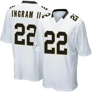 Nike Mark Ingram II Men's Game New Orleans Saints White Jersey