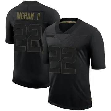 Nike Mark Ingram II Youth Limited New Orleans Saints Black 2020 Salute To Service Jersey