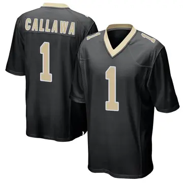 Nike Marquez Callaway Men's Game New Orleans Saints Black Team Color Jersey
