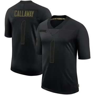 Nike Marquez Callaway Men's Limited New Orleans Saints Black 2020 Salute To Service Jersey
