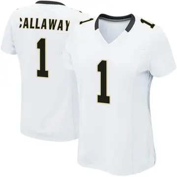 Nike Marquez Callaway Women's Game New Orleans Saints White Jersey