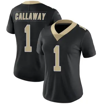 Nike Marquez Callaway Women's Limited New Orleans Saints Black Team Color Vapor Untouchable Jersey