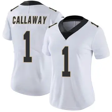 Nike Marquez Callaway Women's Limited New Orleans Saints White Vapor Untouchable Jersey