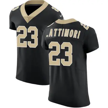 Nike Marshon Lattimore Men's Elite New Orleans Saints Black Team Color Vapor Untouchable Jersey