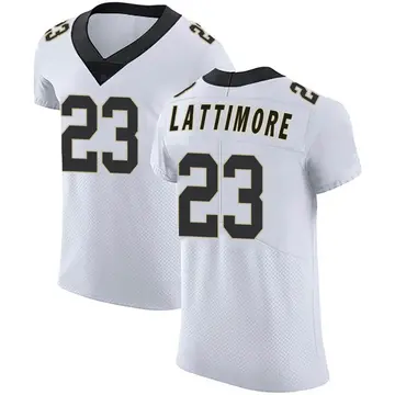Nike Marshon Lattimore Men's Elite New Orleans Saints White Vapor Untouchable Jersey
