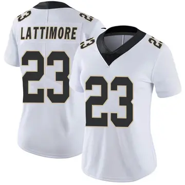Nike Marshon Lattimore Women's Limited New Orleans Saints White Vapor Untouchable Jersey