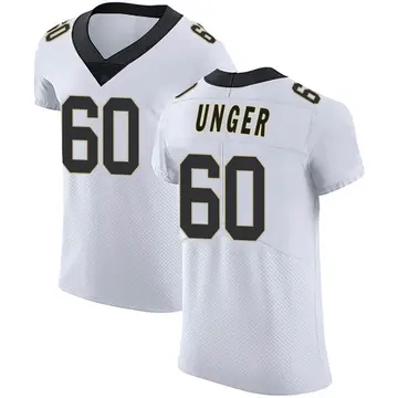 Nike Max Unger Men's Elite New Orleans Saints White Vapor Untouchable Jersey