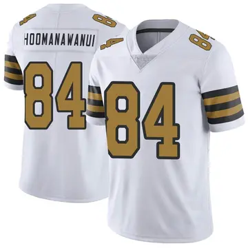 Nike Michael Hoomanawanui Men's Limited New Orleans Saints White Color Rush Jersey