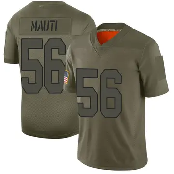 Nike Michael Mauti Men's Limited New Orleans Saints Camo 2019 Salute to Service Jersey