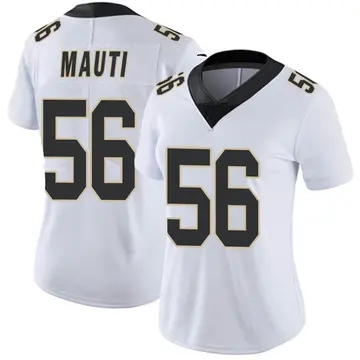 Nike Michael Mauti Women's Limited New Orleans Saints White Vapor Untouchable Jersey