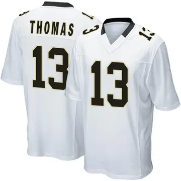 Nike Michael Thomas Youth Game New Orleans Saints White Jersey