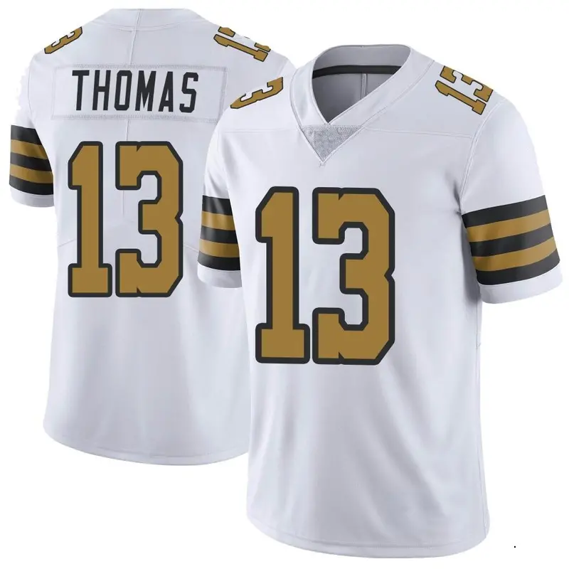 Nike Michael Thomas Youth Limited New Orleans Saints White Color Rush Jersey