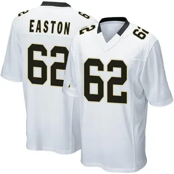 Nike Nick Easton Youth Game New Orleans Saints White Jersey