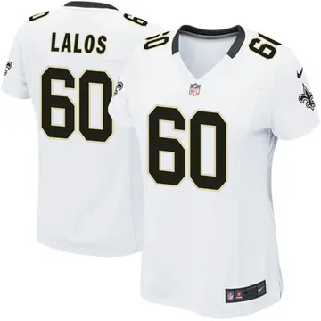 Nike Niko Lalos Women's Game New Orleans Saints White Jersey