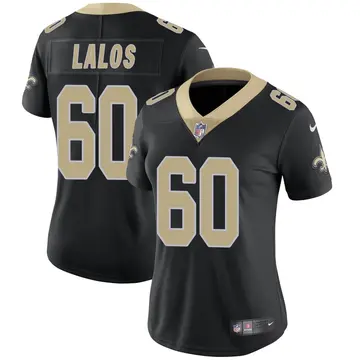 Nike Niko Lalos Women's Limited New Orleans Saints Black Team Color Vapor Untouchable Jersey