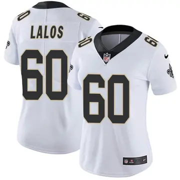 Nike Niko Lalos Women's Limited New Orleans Saints White Vapor Untouchable Jersey