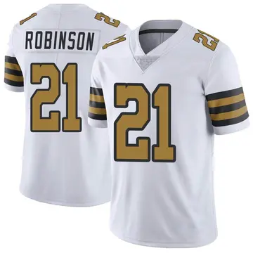 Nike Patrick Robinson Men's Limited New Orleans Saints White Color Rush Jersey