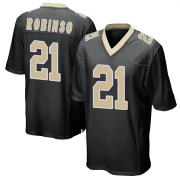 Nike Patrick Robinson Youth Game New Orleans Saints Black Team Color Jersey