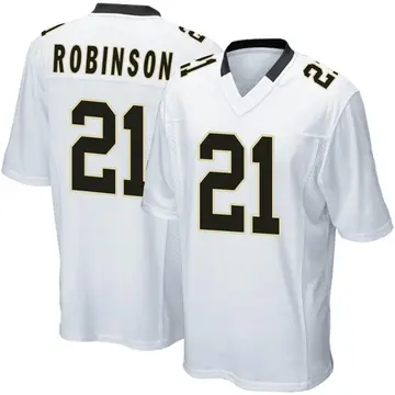 Nike Patrick Robinson Youth Game New Orleans Saints White Jersey