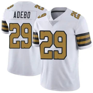 Nike Paulson Adebo Youth Limited New Orleans Saints White Color Rush Jersey