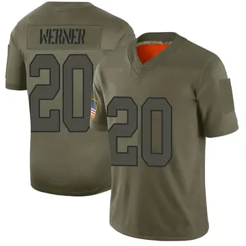 Nike Pete Werner Men's Limited New Orleans Saints Camo 2019 Salute to Service Jersey
