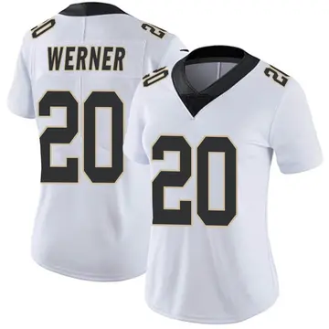 Nike Pete Werner Women's Limited New Orleans Saints White Vapor Untouchable Jersey