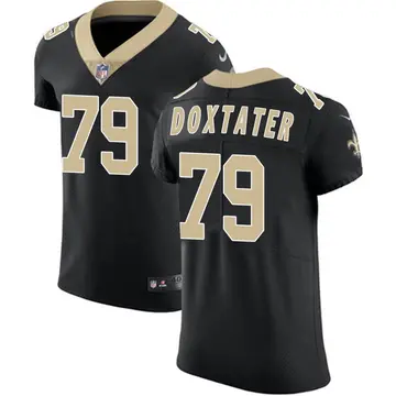 Nike Sage Doxtater Men's Elite New Orleans Saints Black Team Color Vapor Untouchable Jersey