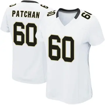 Nike Scott Patchan Women's Game New Orleans Saints White Jersey