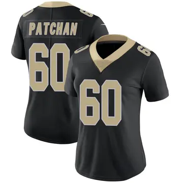 Nike Scott Patchan Women's Limited New Orleans Saints Black Team Color Vapor Untouchable Jersey